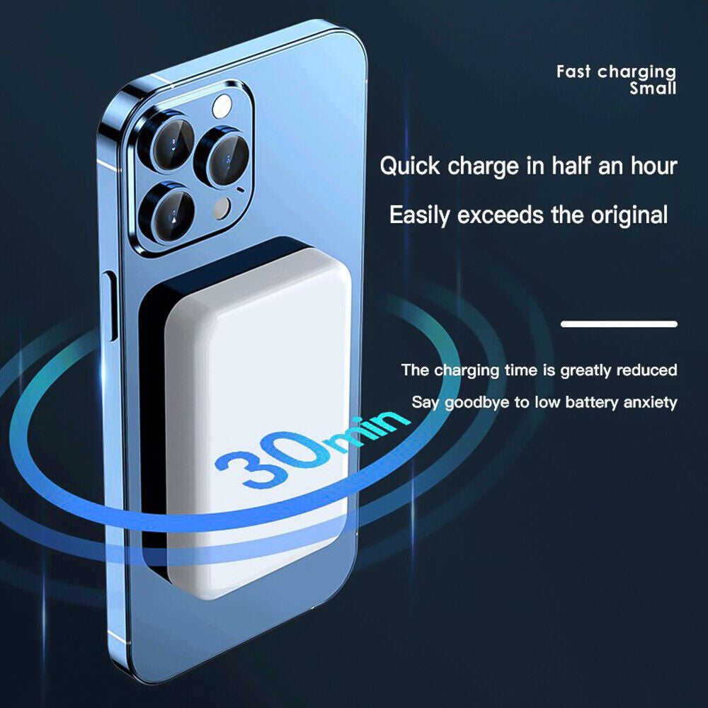 20000Mah Power Bank Magnetic Battery Pack Wireless Charger for Iphone 14/13/12