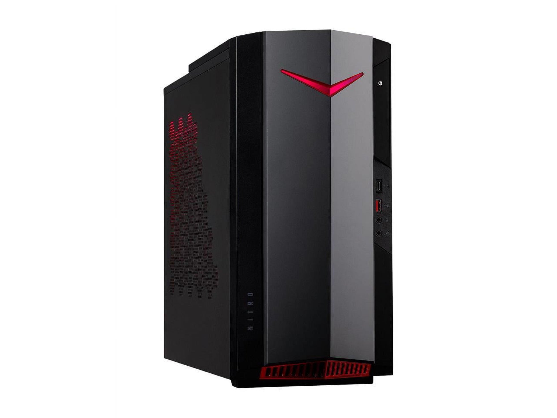 Nitro Gaming Desktop Computer Intel I5-12400F 16 GB RAM 1 TB HDD 512 GB SSD NVIDIA RTX 3060