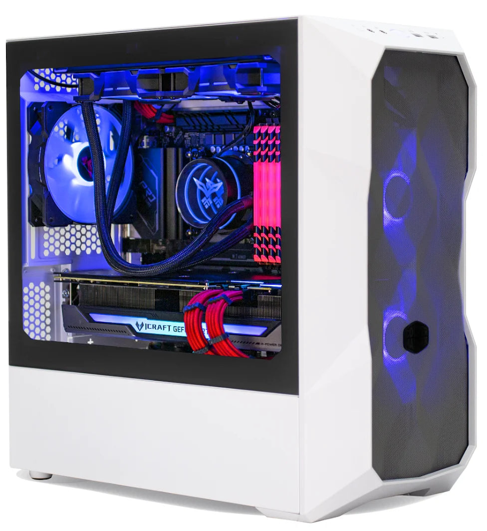 PC - Ryzen 5 5500, Geforce RTX 3060 Ti, 16GB DDR4-3600, 250GB Nvme, Wifi, Bluetooth, Windows 11, and RGB Lighting