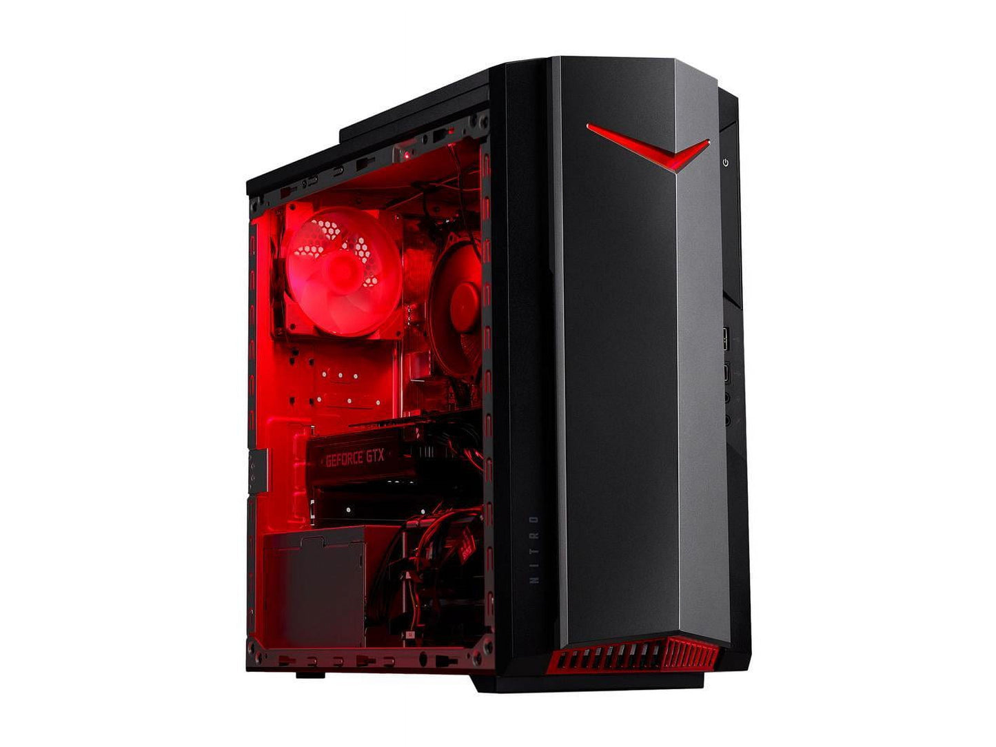 Nitro Gaming Desktop Computer Intel I5-12400F 16 GB RAM 1 TB HDD 512 GB SSD NVIDIA RTX 3060