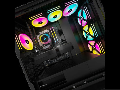 VENGEANCE I8200 Icue Link Edition Gaming PC - Liquid Cooled Intel Core I9 14900KF CPU - NVIDIA Geforce RTX 4090 Graphics - 64GB  DOMINATOR TITANIUM RGB DDR5 Memory