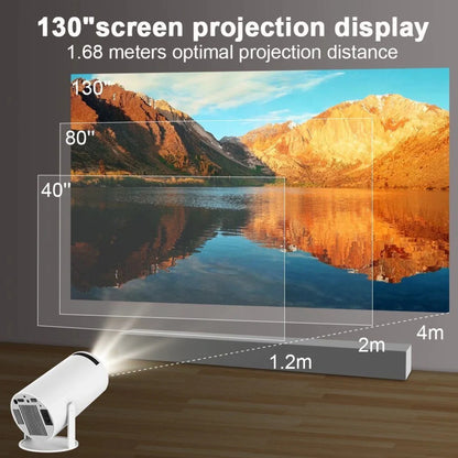 Home Theater 4K Projector Wifi6 200 ANSI Home Cinema Portable Projector